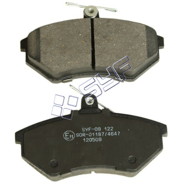 Ön Fren Balatası - Volkswagen Polo Classic 1.6 (95-01), Volkswagen Caddy 2 1.4-1.9d (95-04), Seat Cordoba 1.4, 1.6 1.9TDI (99-02) / Seat Ibiza 1.4 1.6 (96-99), Volkswagen Golf 3 1.4 - Kod SYF-09 122 - OEM 6N0698151A