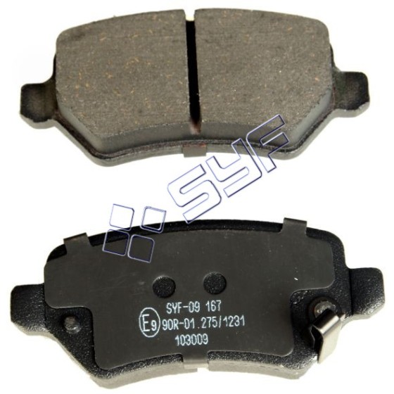 Arka Fren Balatası - Opel Astra H 04-, Opel Corsa C, Opel Combo C 1.3 CDTI, 1.6, 1.7 CDTI (04-), Opel Meriva 1.4, 1.6 16V, 1.7 CDTI (03-) - Kod SYF-09 167 - OEM 1605967 ürün görseli