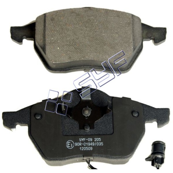 Ön Fren Balatası - Fişli (Yuvarlak) Volkswagen Passat 1.8t-1.9 Audi TDI (96-00), Audi A4 1.8t (96-00) - Kod SYF-09 205 - OEM 4A0698151C