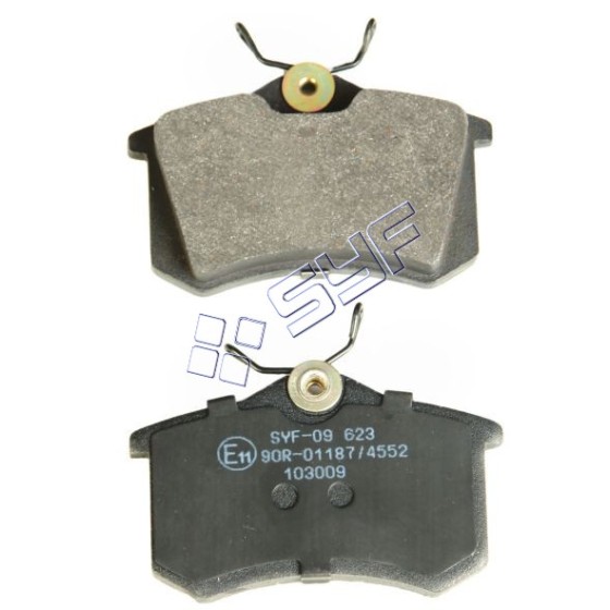 Arka Fren Balatası - Volkswagen Golf 1-2-3 - Volkswagen Golf 7 / Renault Megane 2 2005> Renault Megane 3 2009> Renault Modus 2004> / Renault Clio 3 2005> (Kalinlik 15mm) - Kod SYF-09 623 - OEM 7701206343 ürün görseli