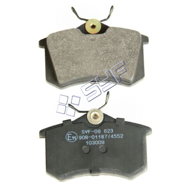 Arka Fren Balatası - Volkswagen Golf 1-2-3 - Volkswagen Golf 7 / Renault Megane 2 2005> Renault Megane 3 2009> Renault Modus 2004> / Renault Clio 3 2005> (Kalinlik 15mm) - Kod SYF-09 623 - OEM 7701206343