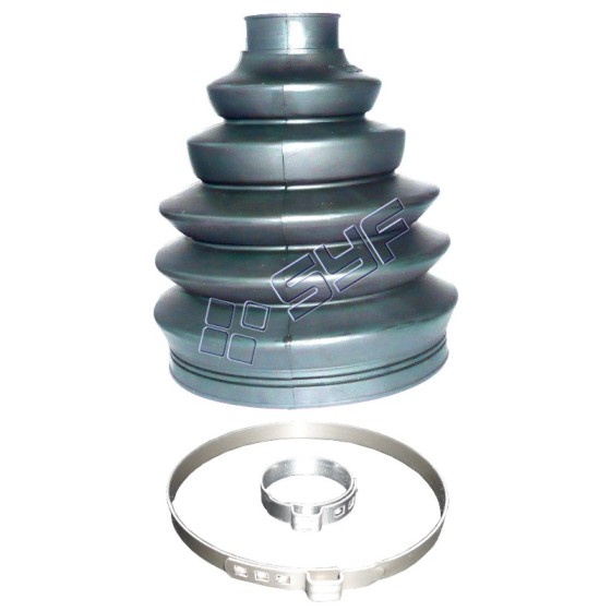 Aks Körüğü (Sert Körük + Çelik Kelepçe ) Volkswagen Transporter T5 2.5 2003-2009 / Volkswagen Touareg 2002-2006 (ØD 105mm / ØD 34mm / L 126mm) - Kod SYF-246002 - OEM 7H0498203A ürün görseli