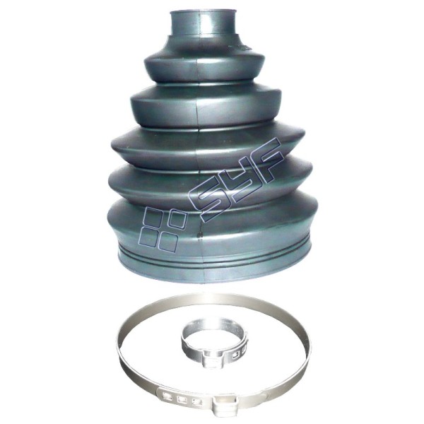Aks Körüğü (Sert Körük + Çelik Kelepçe ) Volkswagen Transporter T5 2.5 2003-2009 / Volkswagen Touareg 2002-2006 (ØD 105mm / ØD 34mm / L 126mm) - Kod SYF-246002 - OEM 7H0498203A