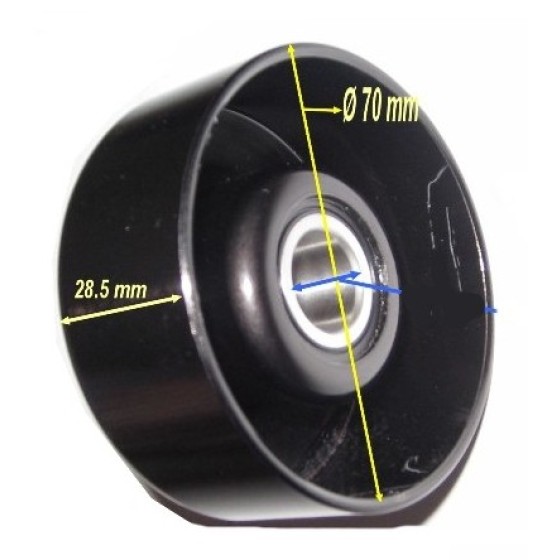 Gergi Makarasi (Avare) Volkswagen Polo 2005> 1.4 Audi TDI- Audi A2 2000-2005 / Seat / Skoda (Syf-30 517 Nin Tek Rulmani) - Kod SYF-30 467 - OEM 045903315A ürün görseli