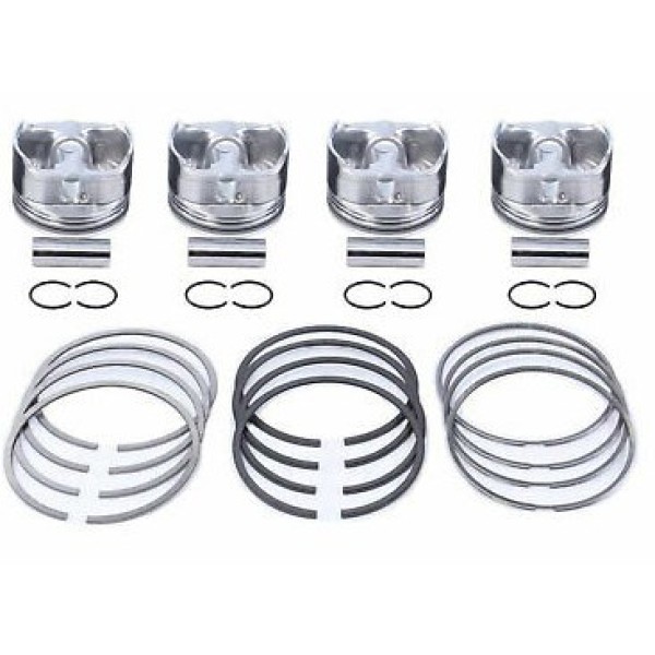 BORSEHUNG Piston - Segmanli Std 76.51 MM ( 4 Adet ) Skoda Fabia-skoda Yeti-volkswagen Jetta-volkswagen Polo-skoda Rapid-volkswagen Passat-volkswagen Jetta-seat Leon - Kod 036107065DH_BRS - OEM 036107065ES