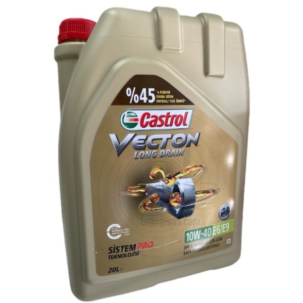 Castrol Vecton Long Drain 20 LT TU Motor Yaği - OEM 10W40E6E9