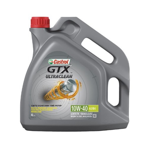 Castrol Gtx 10w40 Ultraclean Motor Yaği A3 / B4 4lt - OEM 10W40ULTRA4L