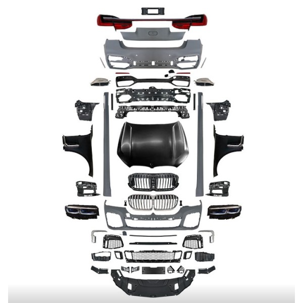 WENDER Far - Komple Body Kit G11 [Donusum => G12] Pdcli:arka, 2b2-çıkış, Mrşp-li, Panj-lu, Egz.uçlu, Kaput / Çamurluk, Far / Stop - OEM 112201