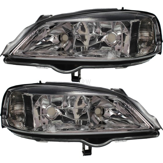 İthal Far - Lambasi Komple Opel Astra G Sağ Siyah - Kod 1216116-WISCO - OEM 1216116R ürün görseli