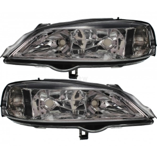 WISCO Far - Lambasi Komple Opel Astra G Sol Siyah - OEM 1216117L
