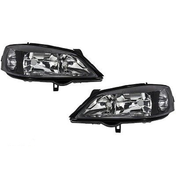 İthal Sağ Far - Opel Astra G (Füme) - OEM 1216288