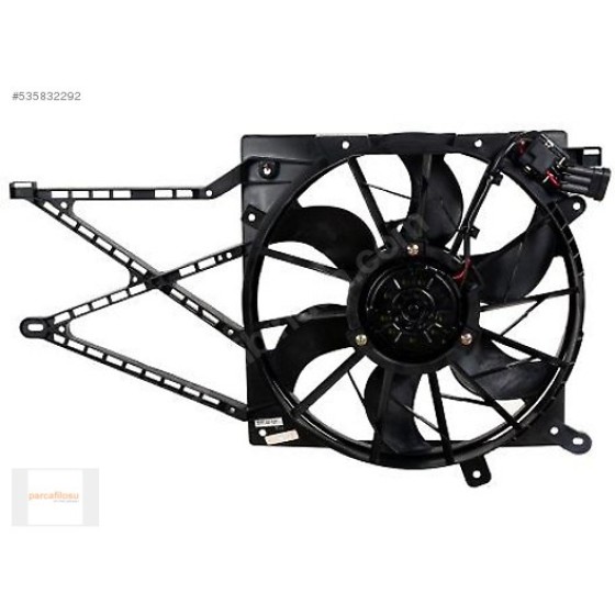 Radyatör - Fan Motoru Komple Opel Astra G - Kod 1341344-AUTOLUX - OEM 1341344 ürün görseli