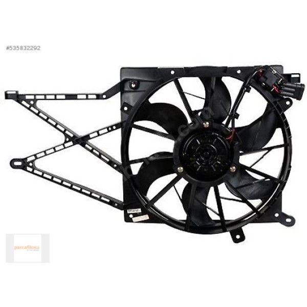 Radyatör - Fan Motoru Komple Opel Astra G - Kod 1341344-AUTOLUX - OEM 1341344