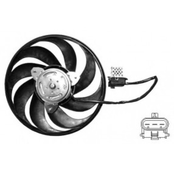 Fan Motoru - Opel Astra H 1.3 CDTI - Kod 1341378-AUTOLUX - OEM 1341378