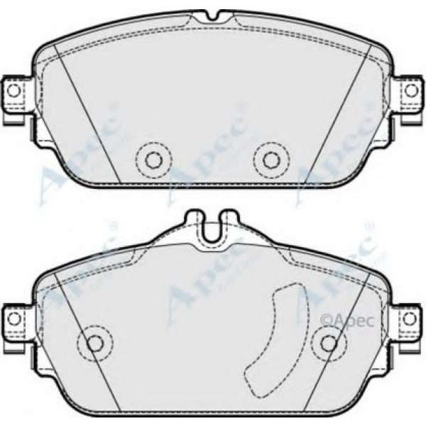 REMSA Fren Balata ON Mercedes-benz C Serisi (W205) C 180 19.5mm 2014 - Kod 1592-08 - OEM A0084203720