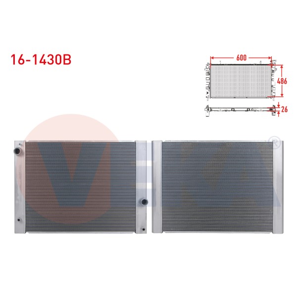 VEKA SU Radyatoru Brazing Bmw 5 (E60) Bmw 520i - 523i - 525i - Bmw 530i - 540i - 545i A-t 2003-2010 / 6 (E63) 630i - 650i A-t 2004- / 7 Serisi (E65) 730i - 740i - 75 - Kod 16-1430B - OEM 17114513781