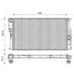 VEKA SU Radyatoru Brazing Opel Insignia 2.0 T M-t AC+ 2008- 13241728 - Kod 16-3258B - OEM 1300293