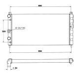 VEKA SU Radyatoru Mekanik Skoda Felicia (6u1) 1.9 D M-t 1994-2002 - Kod 16-3901 - OEM 44107601412