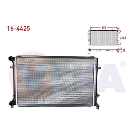 VEKA SU Radyatoru Mekanik Volkswagen Golf V (1k1) 1.6 FSI A-t 2003-2009 - Kod 16-4425 - OEM 1K0121251AR ürün görseli