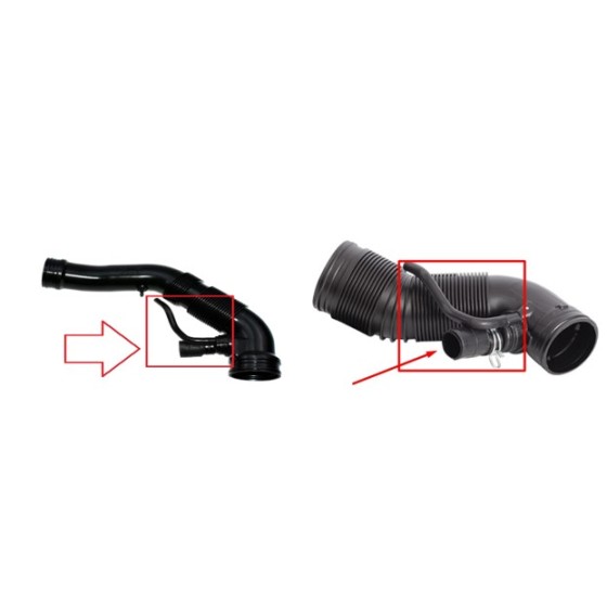 İthal Hava Filtre Hortumunun Ara Borusu Volkswagen Golf 4 5 Volkswagen Bora Volkswagen Jetta Volkswagen Caddy A3 Skoda Octavia 1.6 1.9 - OEM 1J0129684N+1K0129684AE ürün görseli
