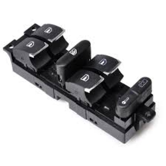 Cam Açma Düğmesi Sol ( Krom Kirmizi Işik) Volkswagen Golf 4-volkswagen Bora-volkswagen Passat - OEM 1J4959857 ürün görseli