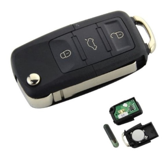 Uzaktan Kumanda Anahtari Golf5-volkswagen Jetta-volkswagen Polo-volkswagen Scirocco-volkswagen Tiguan-volkswagen Caddy-volkswagen Touareg - OEM 1K0959753N ürün görseli