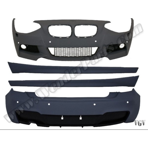 WENDER Body Kit F20 F21 F.yık-lı, Sis Delikli, Pdcli:ön / Arka, "O"-çıkış, Mrşp-li -M-tech - OEM 202101