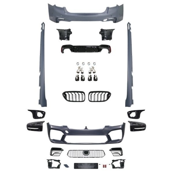 WENDER Ayna - Body Kit G30-lci Pdcli:arka, 2b2-çıkış, Mrşp-li, Panj-lu, Egz.uçlu, Ayna Kapakları - / / / M5 (F90-lci) Style- 2020 - OEM 2302210