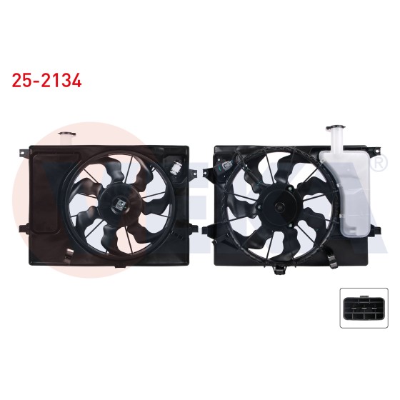 VEKA Fan Motoru - Davlumbazli Bidonlu Hyundai Elantra V 1.6 2011-2015 / Hyundai I30 (GD) 1.6 2012-2016 / Kia Ceed 1.4 Cvvt -1.6 CRDI 2012- / Kia Pro Kia Ceed 1.4 Cvvt - 1 - Kod 25-2134 - OEM 253803X100 ürün görseli
