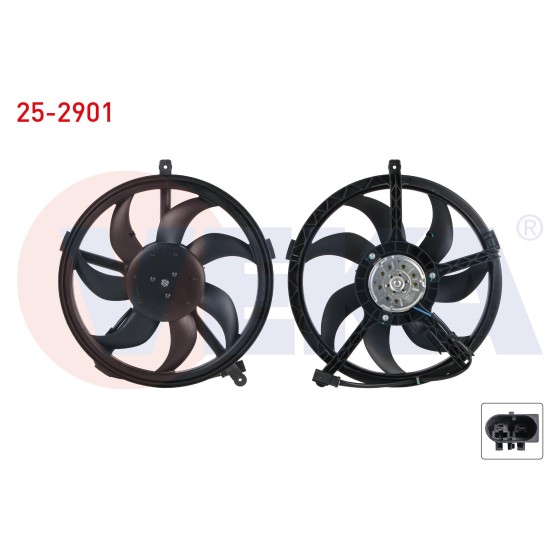 VEKA Fan Motoru - SU Radyatoru Mini Cooper One (R56) 1.6 2006-2013 / Countryman (R60) 1.6 2010-2016 - Kod 25-2901 - OEM 17422754854 ürün görseli
