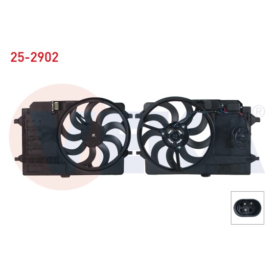 VEKA Fan Motoru - SU Radyatoru Davlumbazli Mini Cooper (R50-r53) 1.6 2001-2006 - Kod 25-2902 - OEM 17107529272 ürün görseli