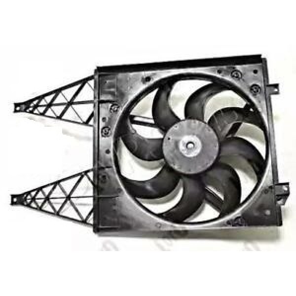VEKA Fan Motoru - (Su+klima) Davlumbazsiz Volkswagen Polo (6R, 6C) 1.4 TSI Capi 390mm - Kod 25-4432 - OEM 6RD959455