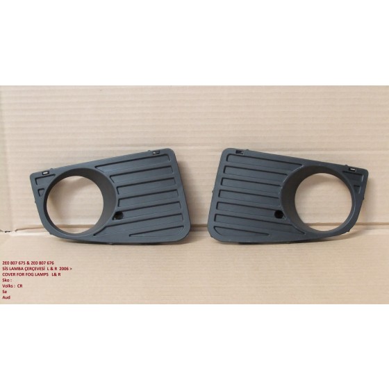 İthal Far - Sis Far Çerçevesi Sissiz Sol Crafter 2006 - > - OEM 2E0807675 ürün görseli