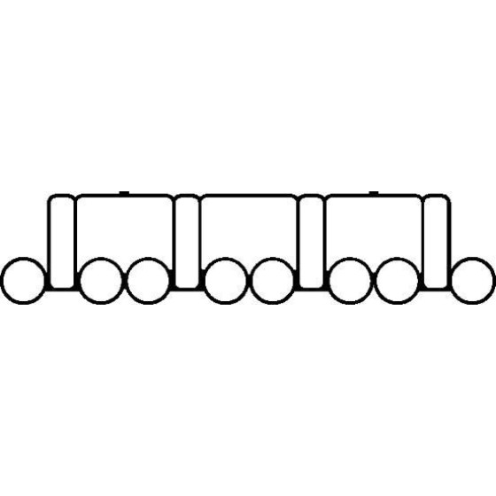 GASKET Manifold Contasi Emme Bkd-bkp Volkswagen Golf 5 - Volkswagen Passat 6 2.0TDI Elr493.390 - Kod 3 4024 19 - OEM 03G129717C ürün görseli