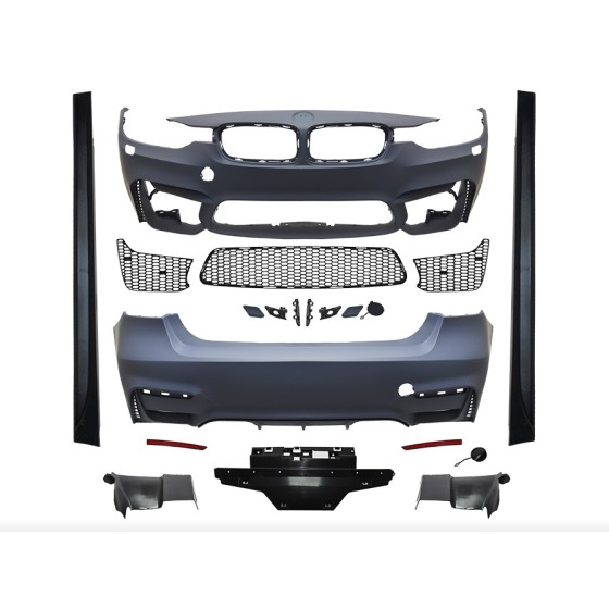 WENDER Body Kit F30+lci F.yık-lı, Pdcli:arka, 2b2-çıkış, Mrşp-li - / / / M3 Goodgo-style - OEM 302102 ürün görseli