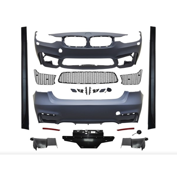 WENDER Body Kit F30+lci F.yık-lı, Pdcli:arka, 2b2-çıkış, Mrşp-li - / / / M3 Goodgo-style - OEM 302102