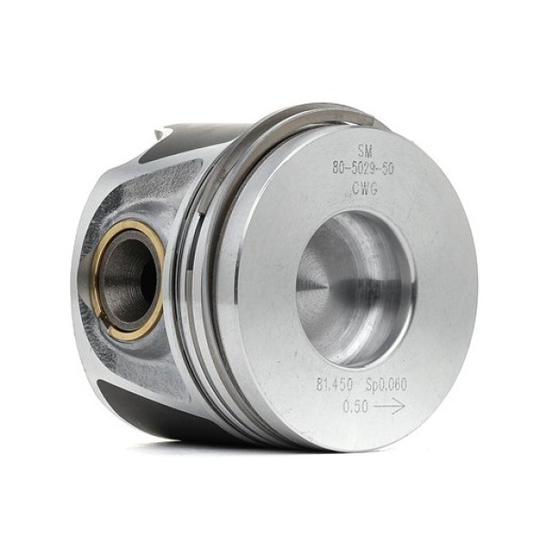 Yenmak Piston - Piston+segman 050 OM626 R9M W205 Çelik Piston - Kod 31-30318-050 - OEM A6260301317