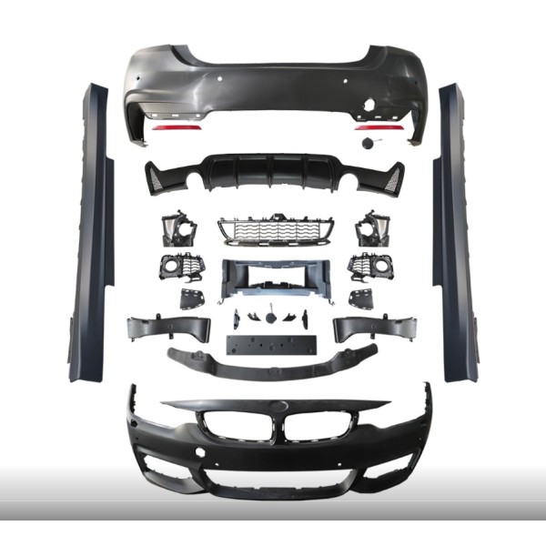 WENDER Body Kit F32 F.yık-lı, Pdcli:ön / Arka, 0-0-çıkış, Mrşp-li -M-tech - OEM 322101