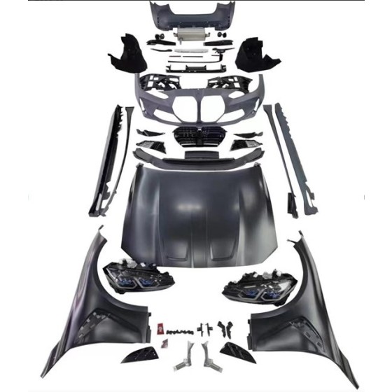 WENDER Çamurluk - Komple Body Kit F32 F34 F36 [Donusum => G82] 2b2-çıkış, Mrşp-li, Panj-lu, Egz.uçlu, Kaput / Çamurluk, Farlar - / / / M4 - OEM 322200 ürün görseli