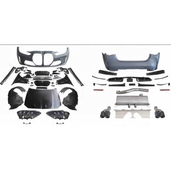 WENDER Çamurluk - Komple Body Kit F32 F34 F36 [Donusum => G82] 2b2-ortadançıkış, Mrşp-li, Panj-lu, Egz.uçlu, Kaput / Çamurluk, Farlar - / / / M4 - OEM 322201 ürün görseli
