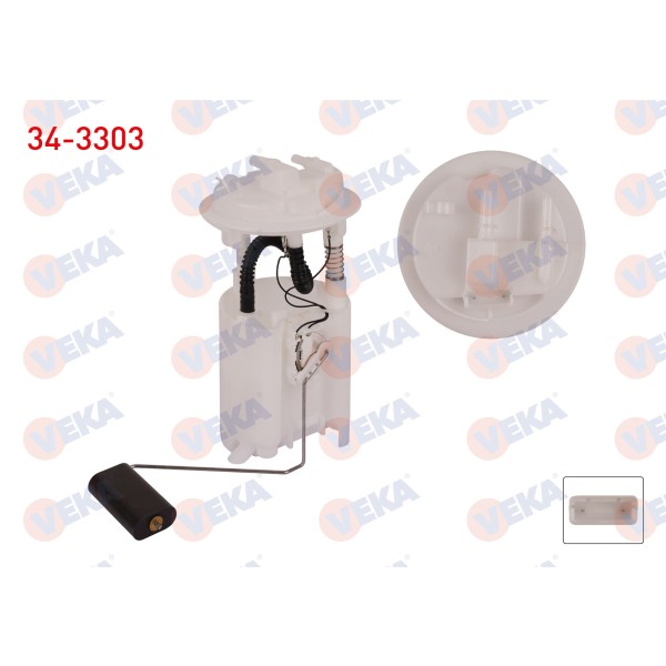 VEKA Yakit Depo Samandirasi Peugeot Partner (5, 5F) 1.9 D 1996-2008 / Berlingo (M) 1.9 D 1996-2008 - Kod 34-3303 - OEM 1525.E9