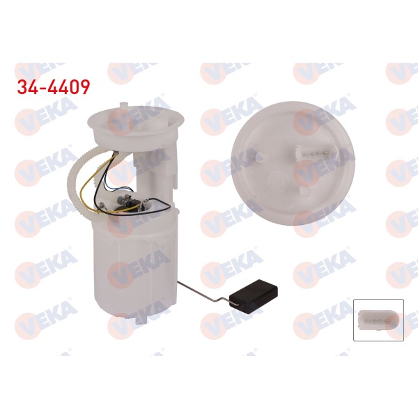 VEKA Yakit Depo Samandirasi 4 Bar Volkswagen Passat (3b3) 1.6 2000-2005 / 1.8 1996-2000 / 1.8 T 2000-2005 / Volkswagen Passat (3b2) 1.6 1996-2000 / Skoda Superb (3u4) 1 - Kod 34-4409 - OEM 8E0919051F