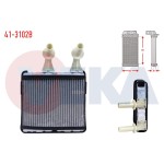 VEKA Kalorifer Radyatoru Brazing Nissan Primera (P11) 1.6i 16V 1996-2001 - Kod 41-3102B - OEM 27140-1N700