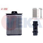 VEKA Kalorifer Radyatoru Mekanik Opel Vectra B 1.6i Klimali Borusuz 1995-2003 - Kod 41-3202 - OEM 1618049