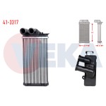 VEKA Kalorifer Radyatoru Mekanik Peugeot 307 (3A / C) 1.6 2000-2007 - Kod 41-3317 - OEM 6448.N5