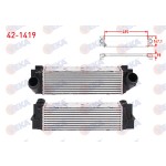 VEKA Bmw Turbo Radyatoru (Intercooler) Bmw X3 (F25) Xdrive 30 D 258 Hp 2011-2016 - Kod 42-1419 - OEM 17517593845