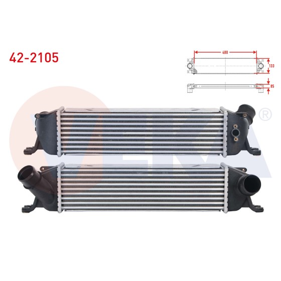 VEKA Turbo Radyatoru (Intercooler) Hyundai H1 2.5 CRDI M-t 2008 - Kod 42-2105 - OEM 281904A481 ürün görseli
