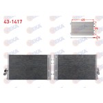 VEKA Bmw Klima Radyatoru Bmw X3 (F25) Sdrive 1.8 D 2010 - Kod 43-1417 - OEM 64539216143
