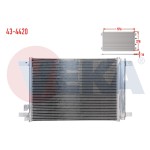 VEKA Klima Radyatoru Volkswagen Golf Vii (5g1) 1.6 Audi TDI A-t / M-t 2012 - Kod 43-4420 - OEM 5Q0816411AK