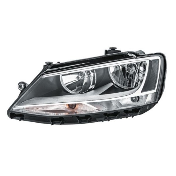 İthal Far - Lamba Volkswagen Jetta 11-17 H7 Ampul Motorlu Sol - Kod 447469 - OEM 5C7941005A